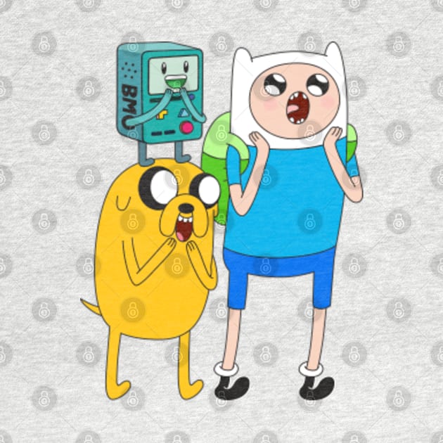 Finn Jake BMO by Plushism